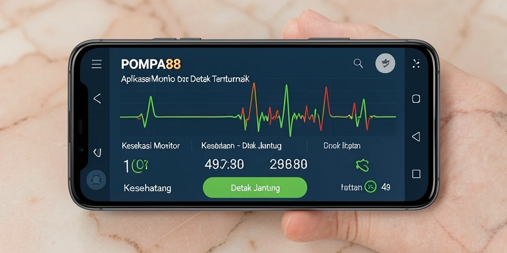 Antarmuka pengguna POMPA88 yang intuitif dan informatif.