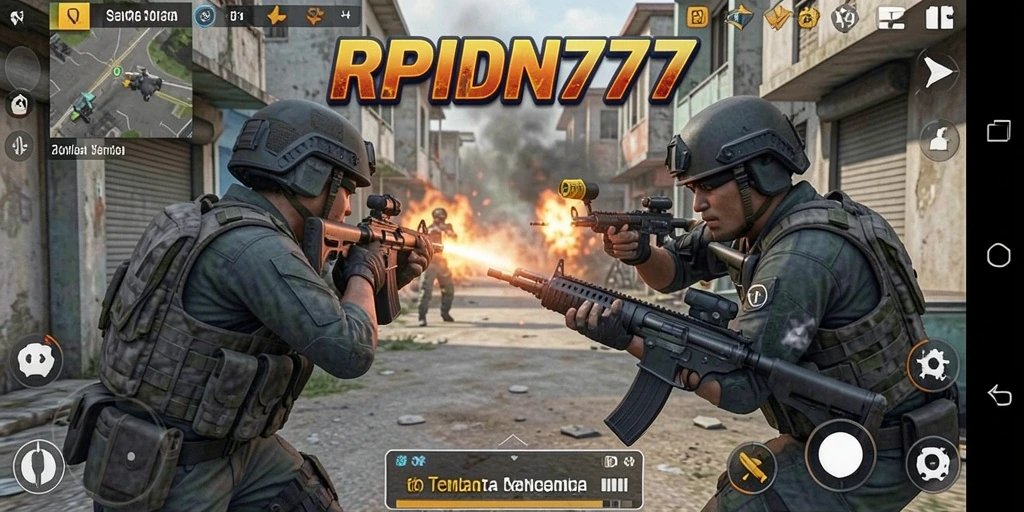 Tampilan antarmuka menarik dari game Tembak Senjata RPIDN777.