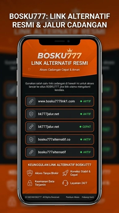 Tampilan link alternatif bosku777